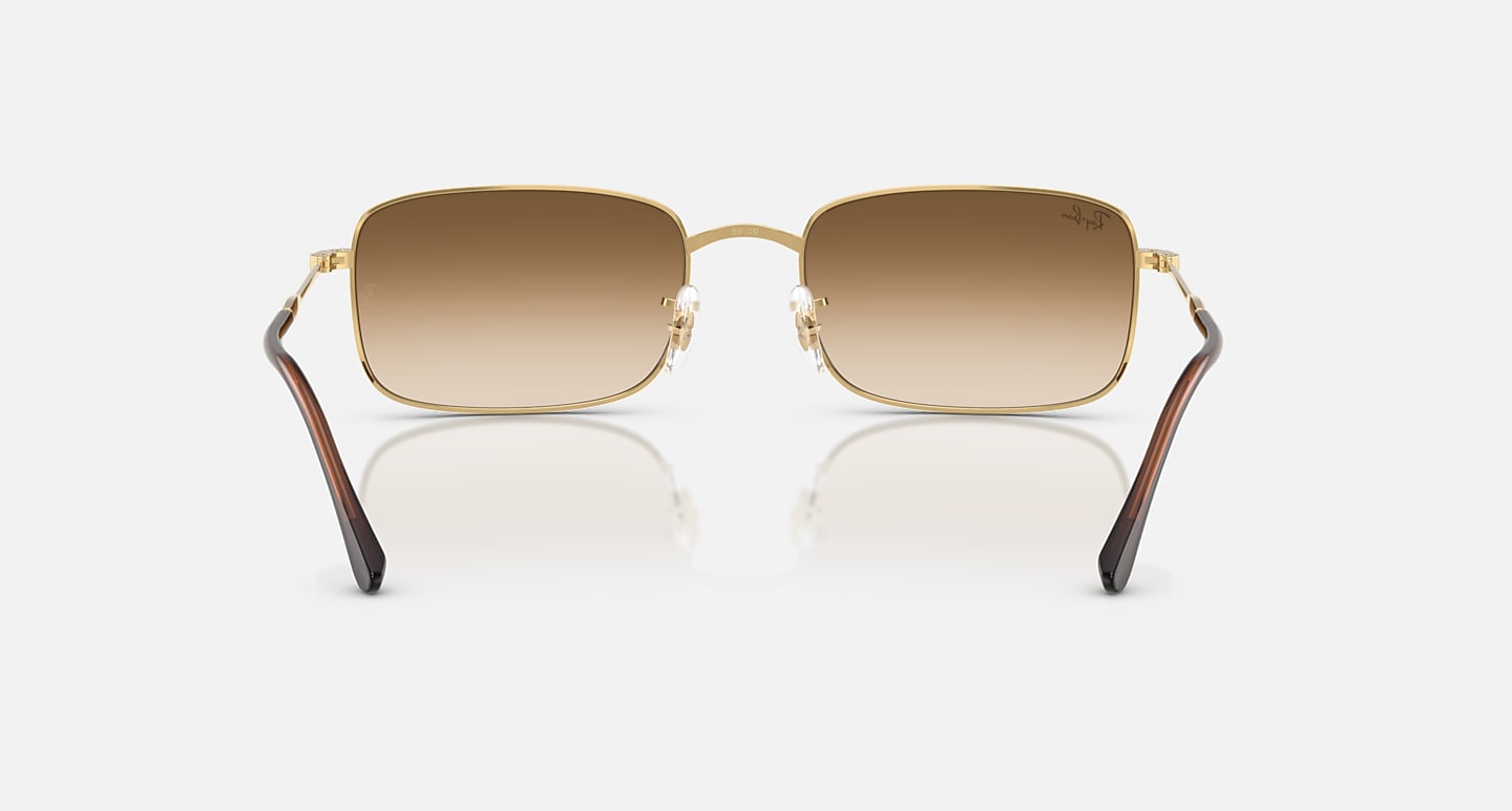 Ray-Ban Sunglasses Unisex Rb3746 - Arista Gold Frame Brown Lenses 59-20