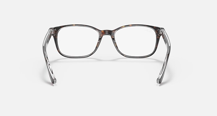 RB5375 OPTICS Eyeglasses with Havana On Transparent Frame