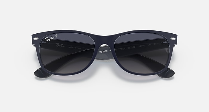 NEW WAYFARER CLASSIC Sunglasses in Blue and Blue Gradient RB2132