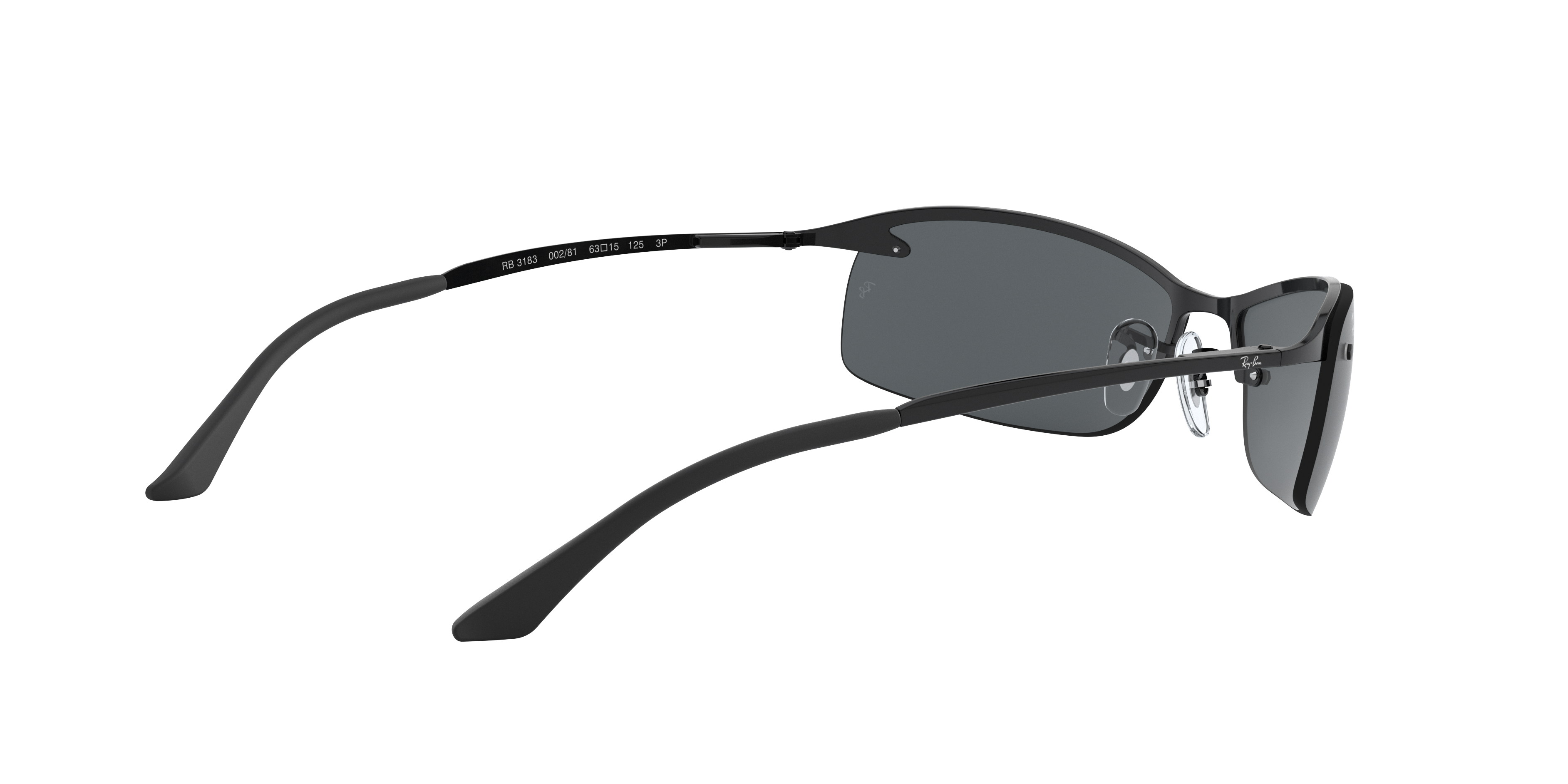 レイバン RB3183 サングラス RB3183 Sunglasses in Black and Dark Grey - RB3183 | Ray-Ban® US