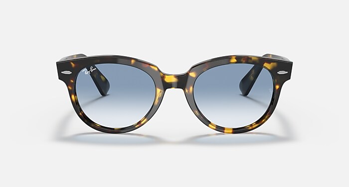 ORION Sunglasses in Yellow Havana and Light Blue Gradient  display picture 1