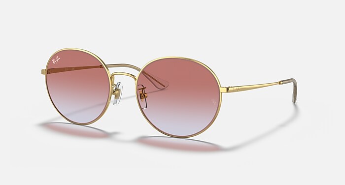 RB3612D Sunglasses in Arista Gold and Light Blue - RB3612D | Ray-Ban®