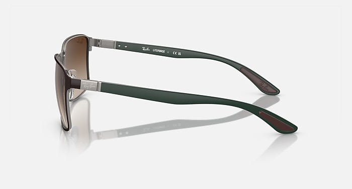 Ray-Ban Sunglasses Unisex Rb3721 - Brown On Gunmetal Frame Brown Lenses 59-17