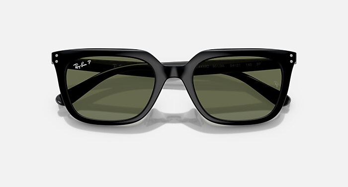 Ray-Ban Rb4439d Sunglasses Black Frame Green Lenses Polarized 54-21