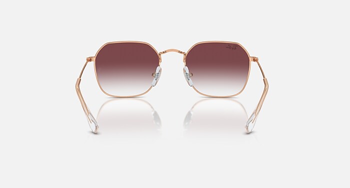 Ray banサングラス RB9594S KIDS Sunglasses in Rose Gold and Clear & Dark Violet
