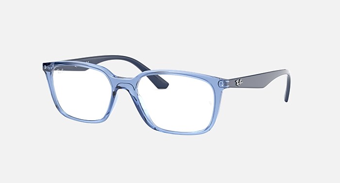 RB7176 Eyeglasses with Transparent Blue Frame - RB7176F