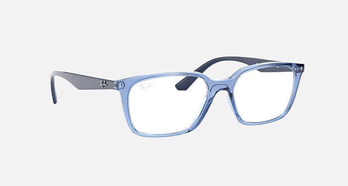 RB7176 Eyeglasses with Transparent Blue Frame - RB7176F | Ray-Ban®