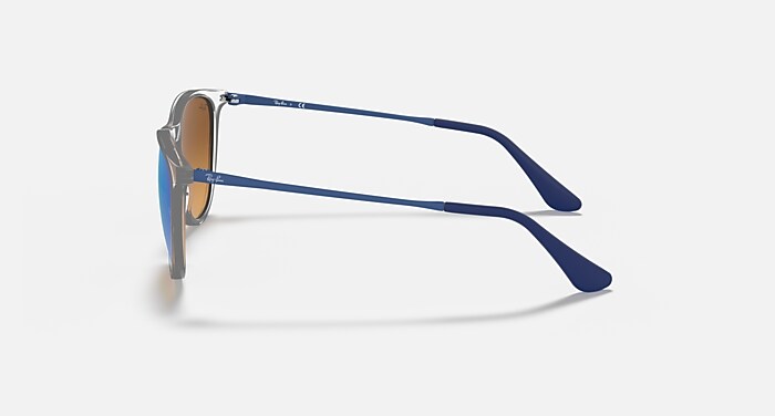 ERIKA KIDS Sunglasses in Transparent and Brown Gradient Mirror