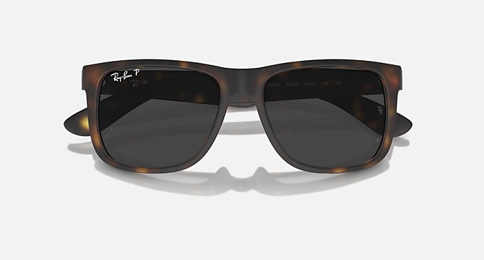 Ray Ban Classic Justin Havanna POLORIZED Amazon.com: Ray-Ban RB4165 Justin 865/87 Sunglasses Bundle  main image 3