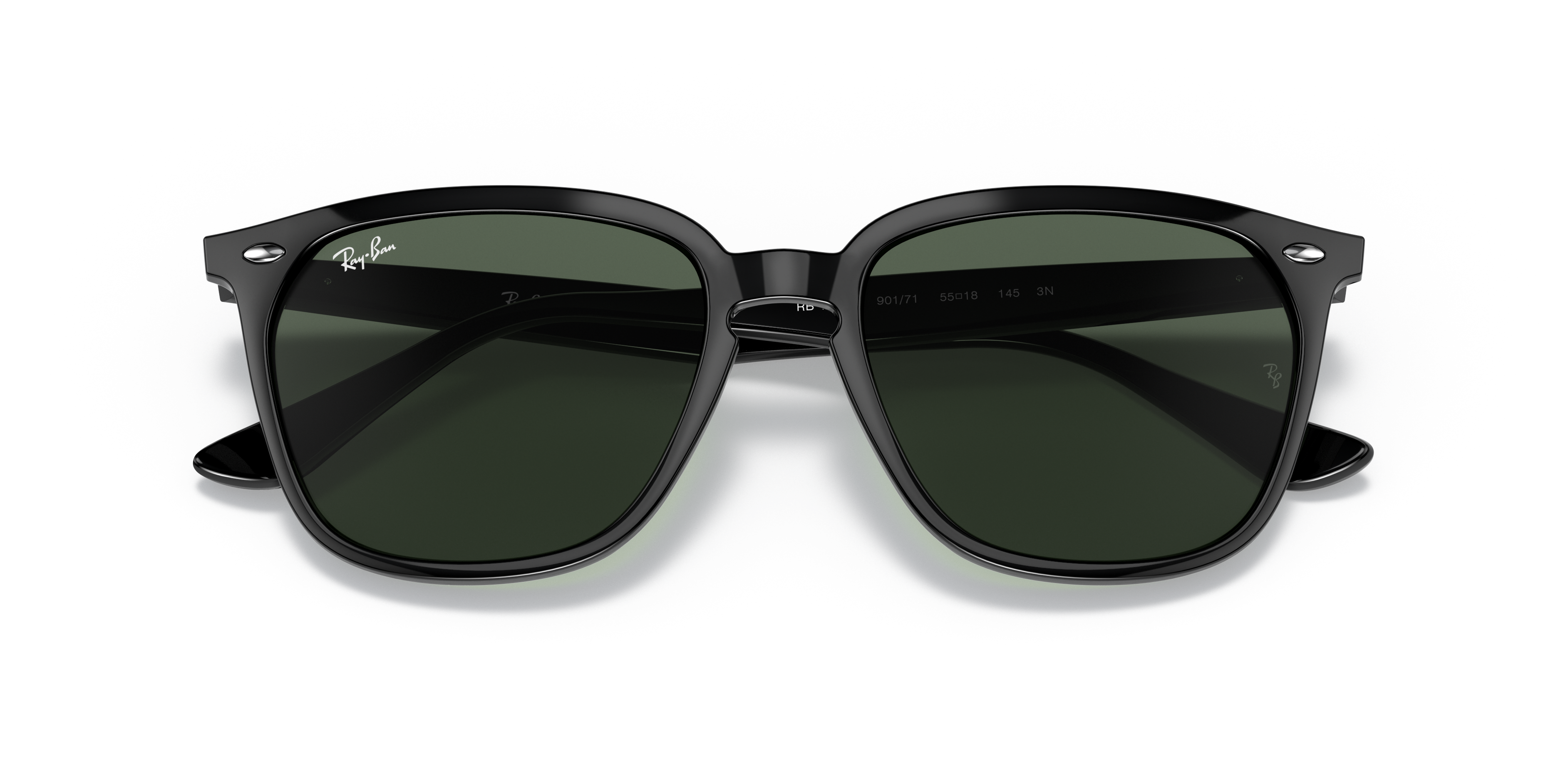 RB4362 Sunglasses in Black and G-15 Green - RB4362F | Ray