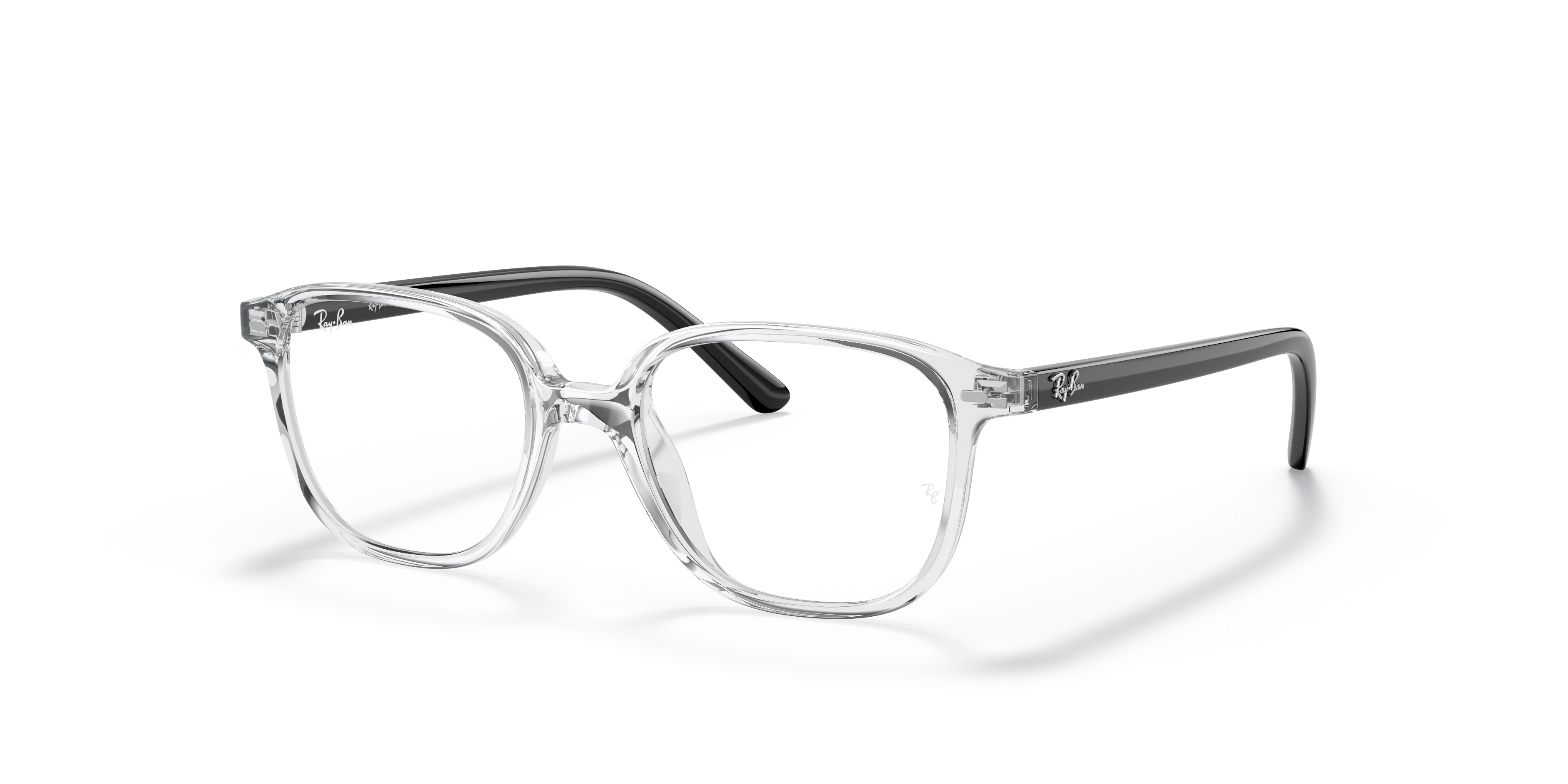 LEONARD OPTICS KIDS Polished Transparent Frame Clear Lenses 45-16