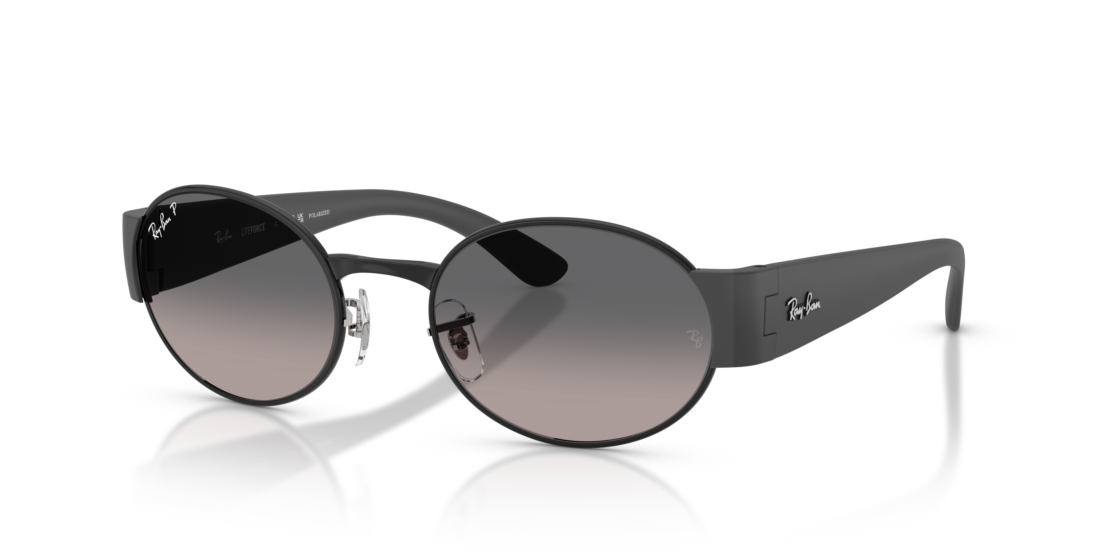 取扱 店 Ray-Ban サングラス ブラックスケルトン グレーレンズ ケース