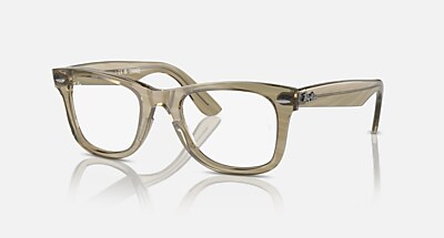 WAYFARER EASE OPTICS CHANGE Eyeglasses with Photo Striped Grey 