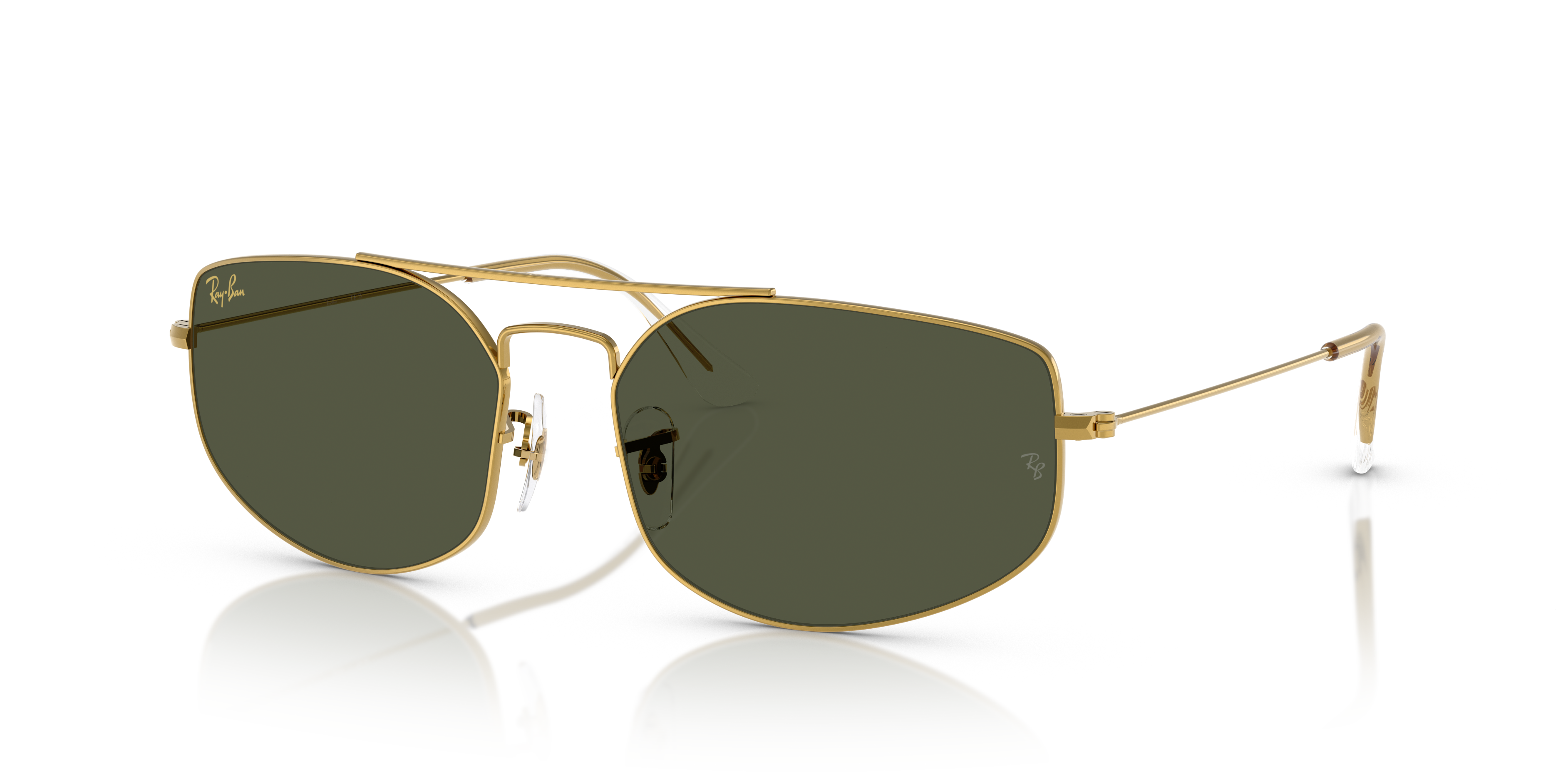 EXPLORER V Polished Legend Gold Frame G-15 Green Lenses 57-17