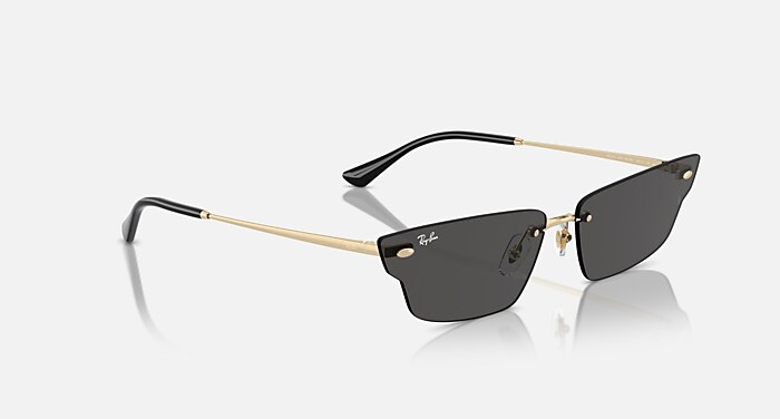 ANH BIO-BASED Sunglasses in Light Gold and Dark Grey