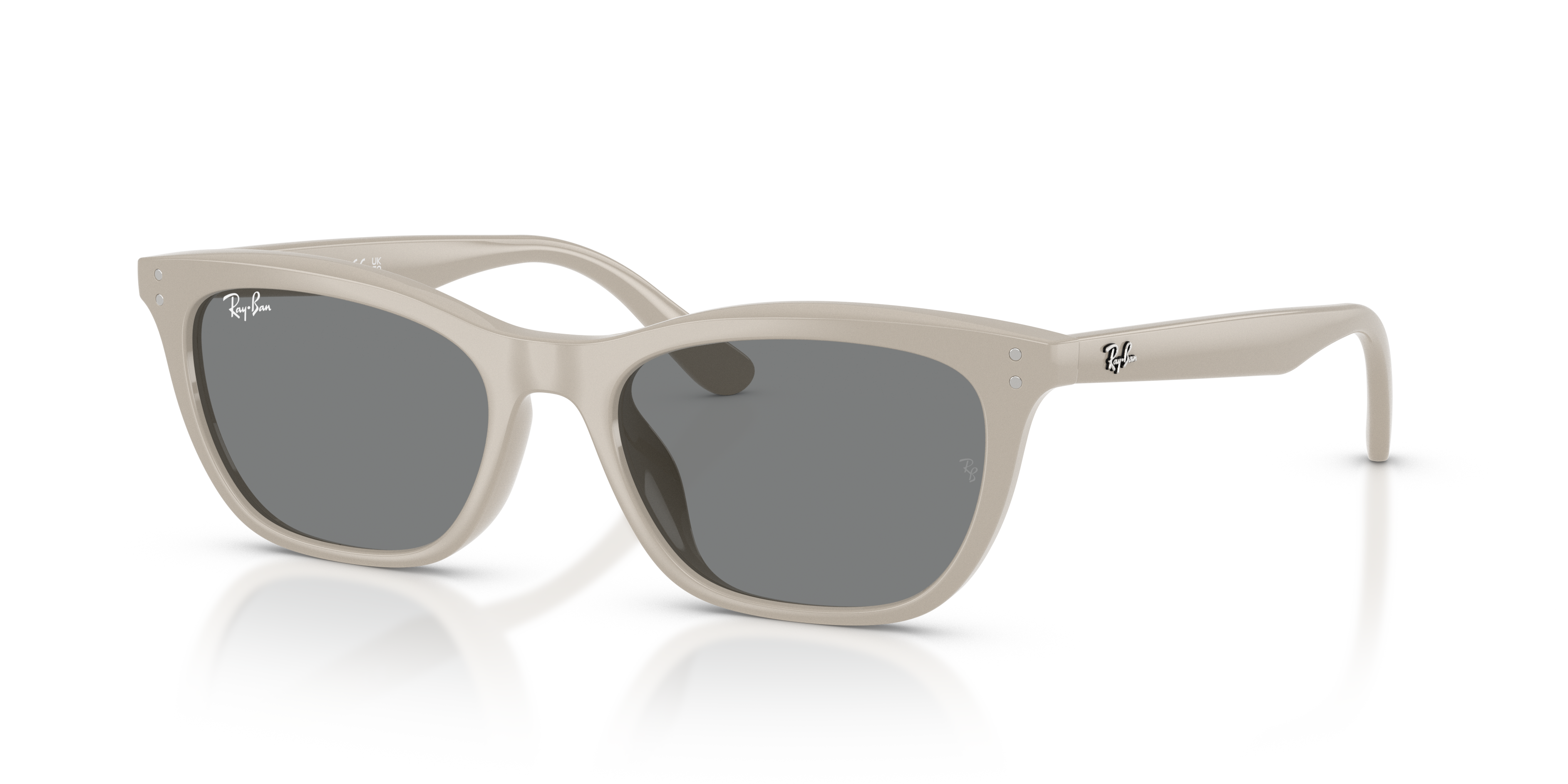 RB4474D Polished Beige Frame Dark Grey Lenses 54-18