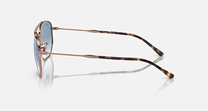 RB3707 Sunglasses in Rose Gold and Blue - RB3707 | Ray-Ban® US display picture 2