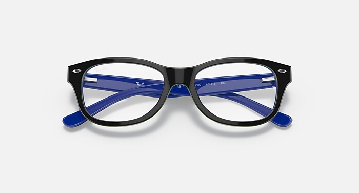 BLEU RUBANページ RB1544 OPTICS KIDS Eyeglasses with Dark Grey On Blue Frame