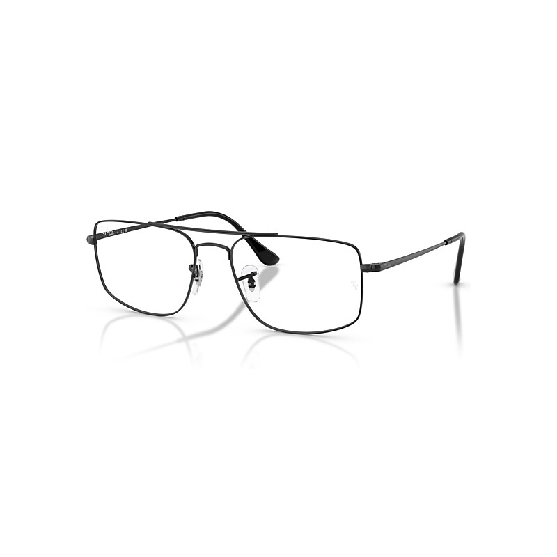 Ray-Ban Eyeglasses  Explorer Iii Optics - Black Frame Clear Lenses Polarized 56-18, RB6579