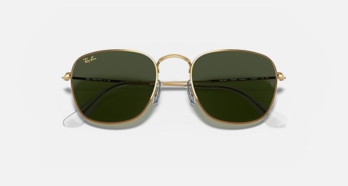 Ray-Ban Sunglasses Unisex Frank - Black Frame Green Lenses 51-20