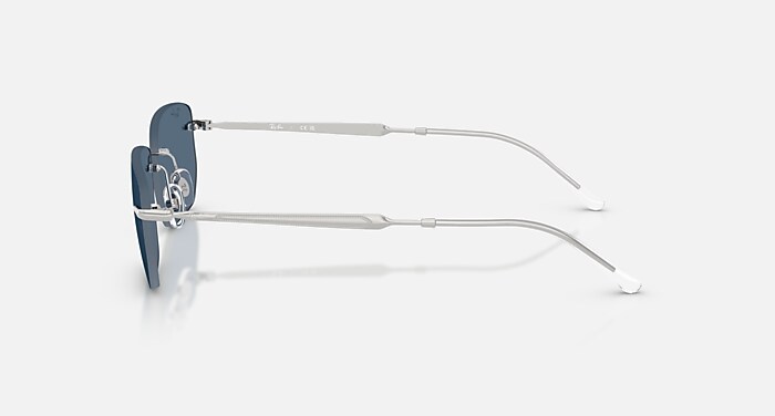 Ray-Ban Sunglasses Unisex Rb3768 - Silver Frame Blue Lenses 56-17