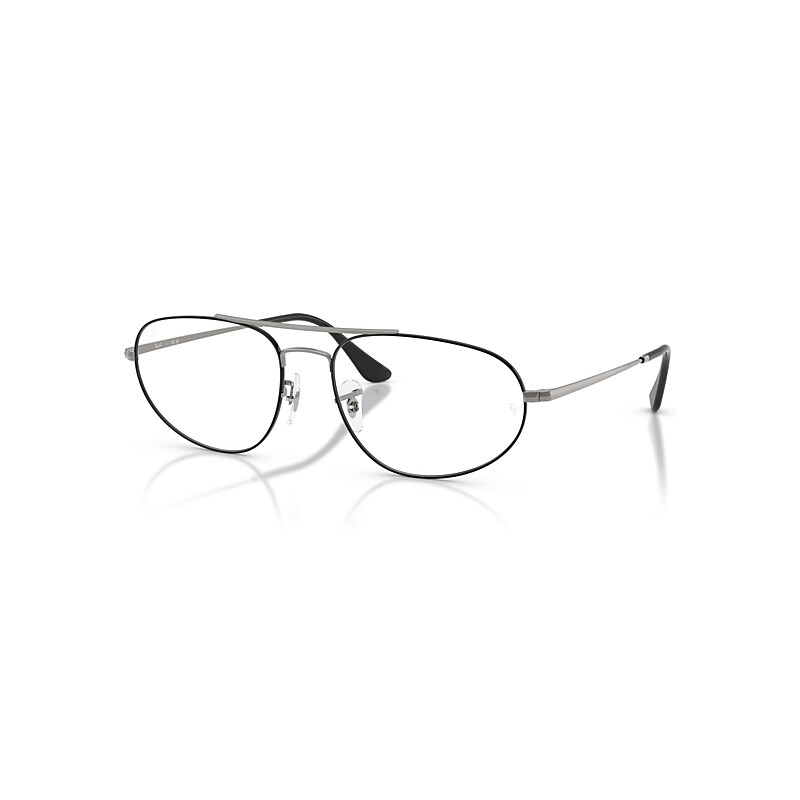 Ray-Ban Eyeglasses Unisex Explorer Iv Optics - Gunmetal Frame Clear Lenses Polarized 57-18
