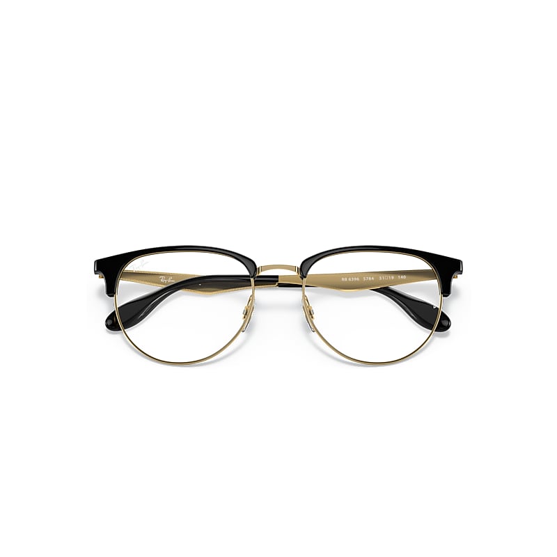 RB6396 OPTICS Eyeglasses with Black On Gold Frame - RB6396 | Ray