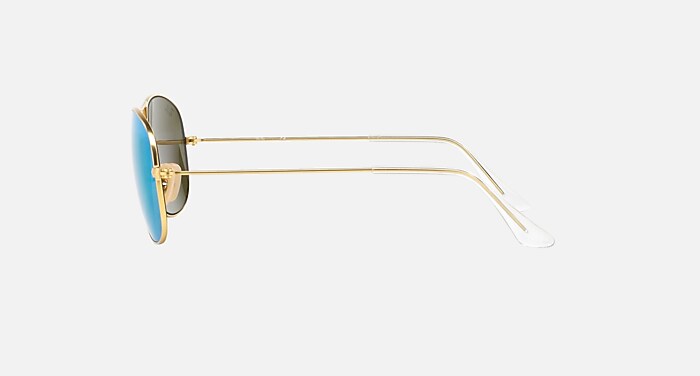 COCKPIT Sunglasses in Gold and Green Flash - RB3362 | Ray-Ban® display picture 3