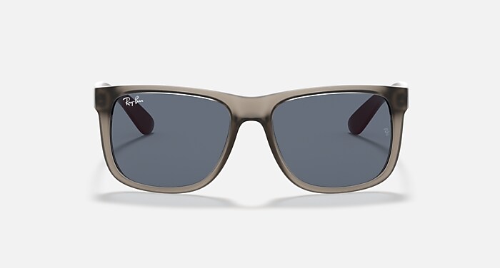 Ray-Ban Sunglasses Man Justin Color Mix - Bordeaux Frame Grey Lenses 54-16