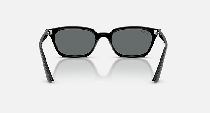 Ray-Ban Sunglasses Unisex Zaya Bio-based - Black Frame Grey Lenses 53-19 Polarized