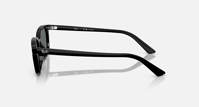 Ray-Ban Sunglasses Unisex Zaya Bio-based - Black Frame Grey Lenses 53-19 Polarized