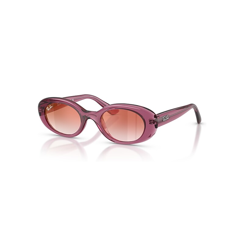 Ray-Ban Sunglasses Children Rb9141s Kids - Transparent Violet Frame Red Lenses 45-20
