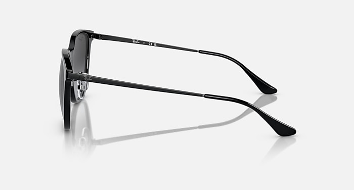 Ray-Ban Sunglasses Unisex Rb4333d - Black Frame Grey Lenses 55-17