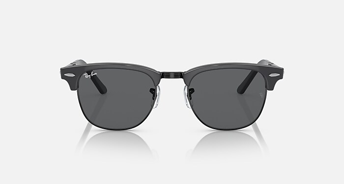 CLUBMASTER FOLDING Sunglasses in Grey On Black and Dark Grey 