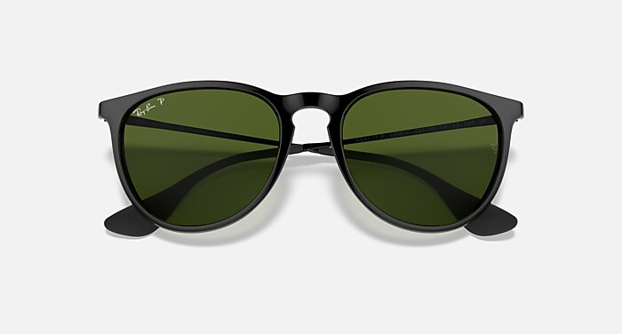 Ray-Ban Sunglasses Erika Classic Black Frame Green Lenses