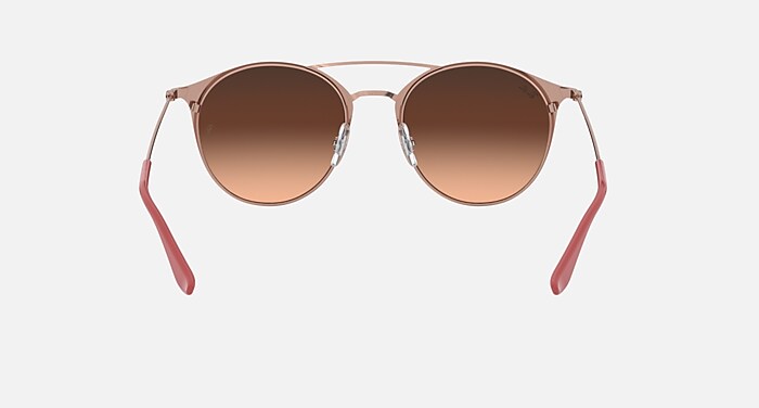 RB3546 Sunglasses in Red and Pink/Brown Gradient - RB3546