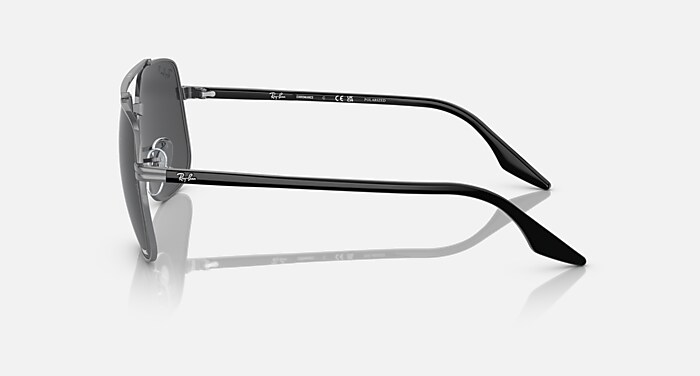 Ray-Ban Sunglasses Unisex Rb3699 - Black Frame Grey Lenses 59-18 Polarized