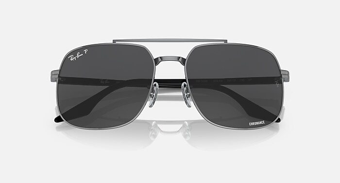 Ray-Ban Sunglasses Unisex Rb3699 - Black Frame Grey Lenses 59-18 Polarized