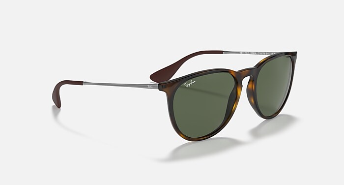 ERIKA CLASSIC Sunglasses in Light Havana and G-15 Green