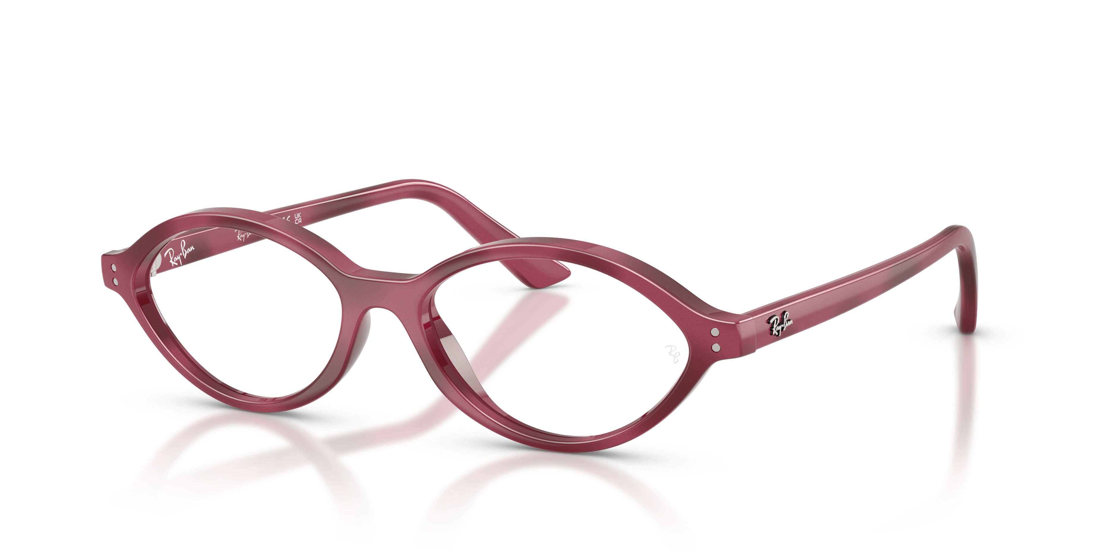 ROMY OPTICS BIO-BASED Polished Violet Havana Frame Clear Lenses 52-16