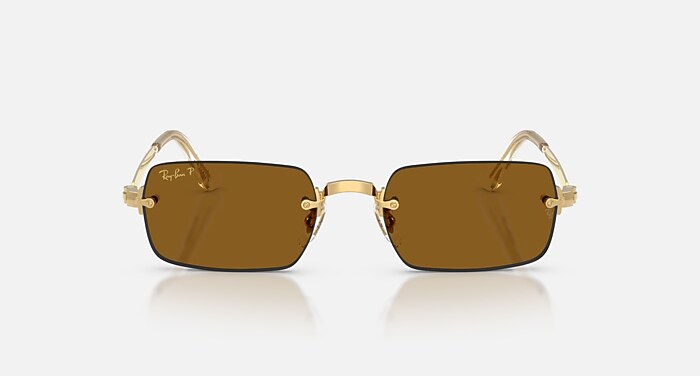 Ray-Ban Sunglasses Unisex Rb3928 - Arista Gold Frame Brown Lenses 54-20 Polarized