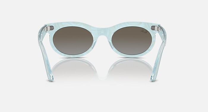 WAYFARER OVAL CHANGE Sunglasses in Photo Waves Azure and Blue