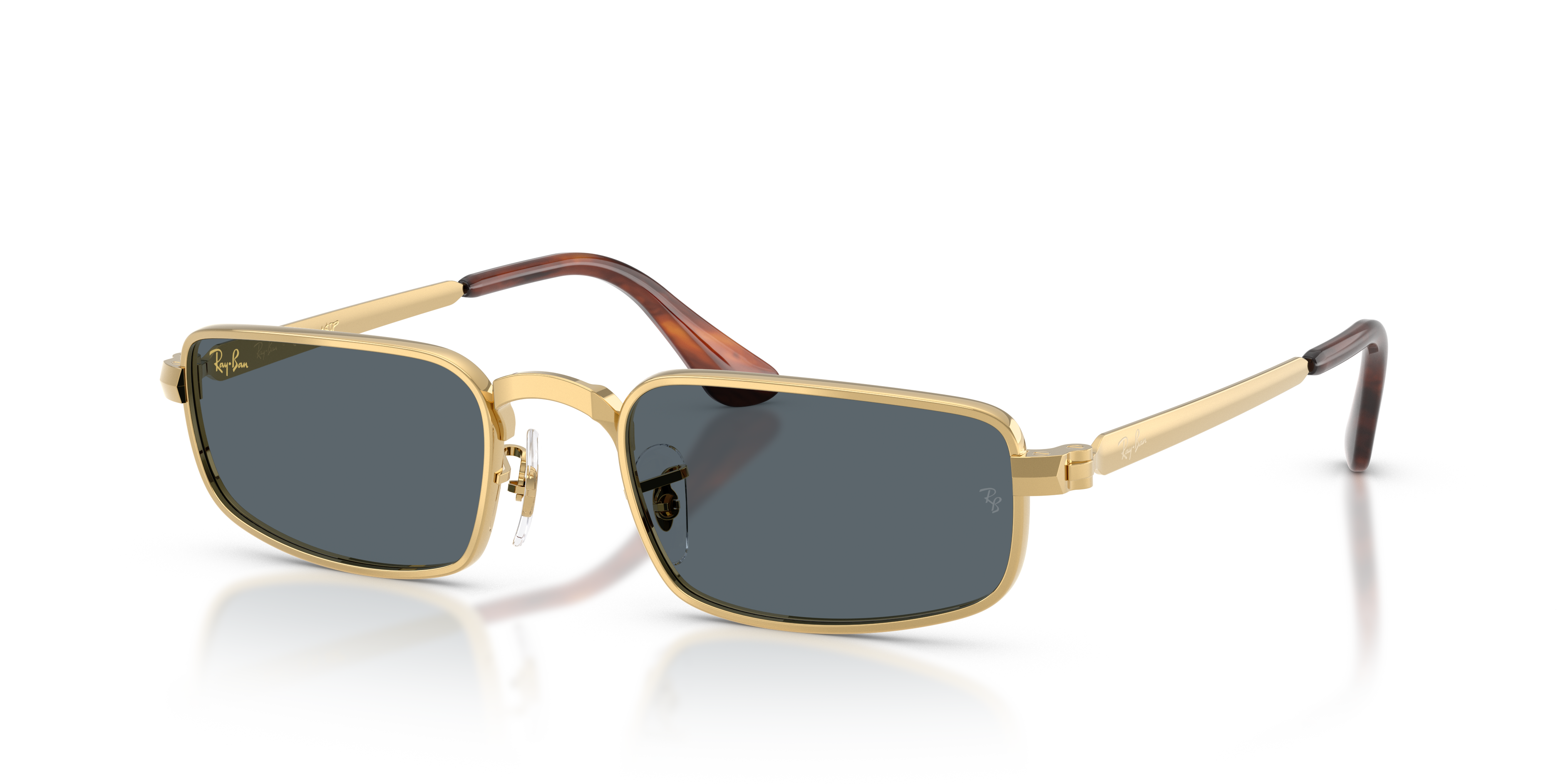 RB3927 BY A$AP ROCKY Polished Arista Gold Frame Blue Lenses 54-21