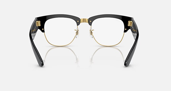 Mega Clubmaster Transitions Black Frame Clear Blue