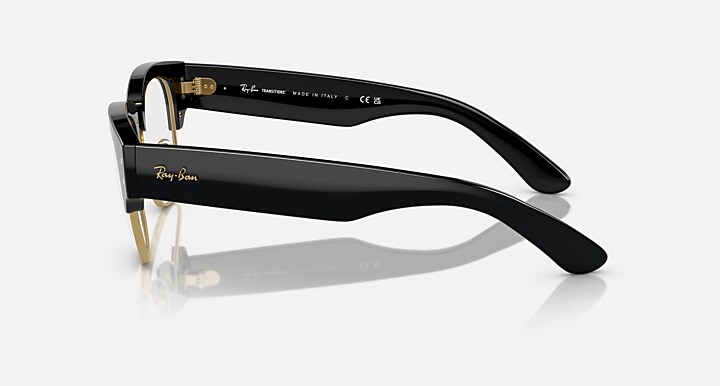 Mega Clubmaster Transitions Black Frame Clear Blue