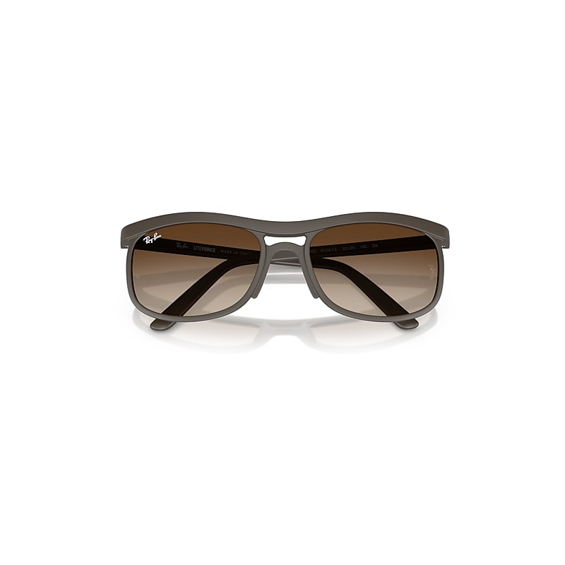 Ray-Ban Rb4452 Liteforce Sunglasses Sand Brown Frame Brown Lenses 59-20