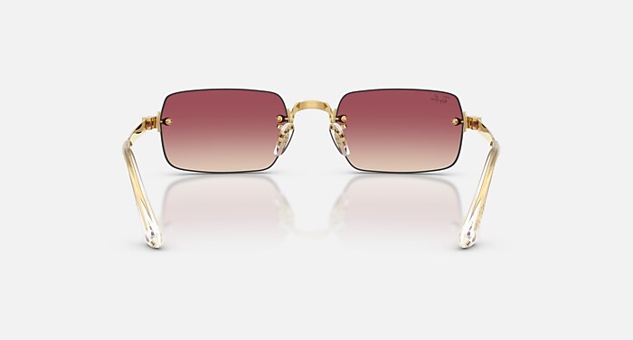 RB3928 BY A$AP ROCKY Sunglasses in Arista Gold and Clear Gradient