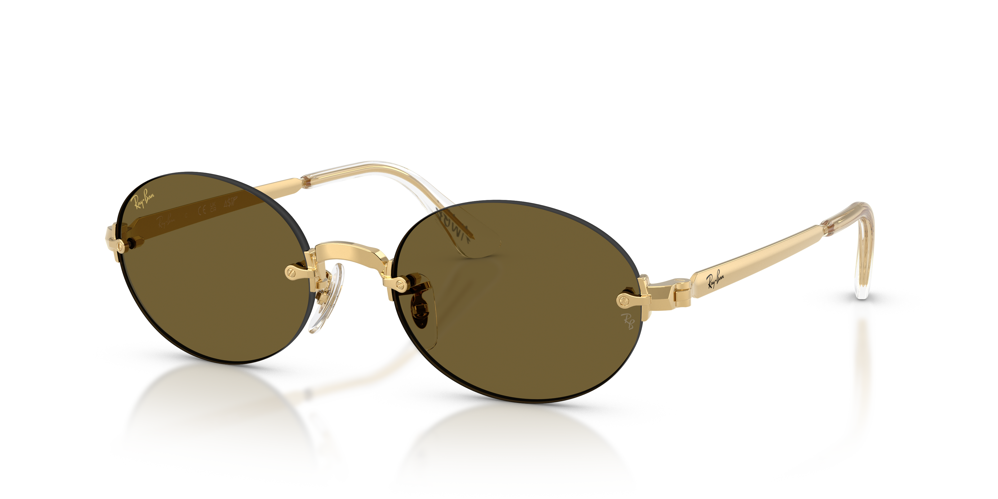 RB3929 BY A$AP ROCKY Sunglasses in Arista Gold and Dark Brown