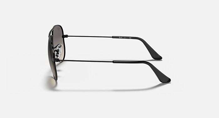 Ray-Ban Sunglasses Children Aviator Kids - Black Frame Grey Lenses 52-14