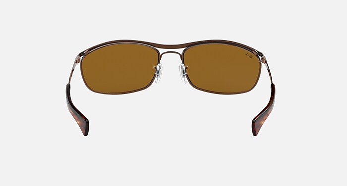 OLYMPIAN I DELUXE Sunglasses in Brown and B-15 Brown - RB3119M